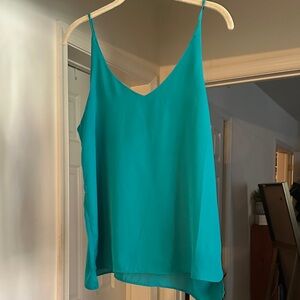 Shinestar Vibrant Teal Camisole Top Size medium